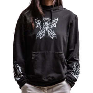 Chrome Butterfly Hoodie