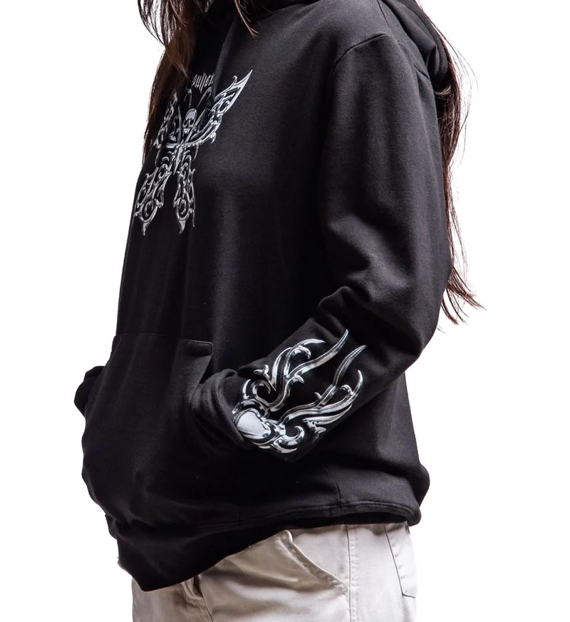 Chrome Butterfly Hoodie - Image 4