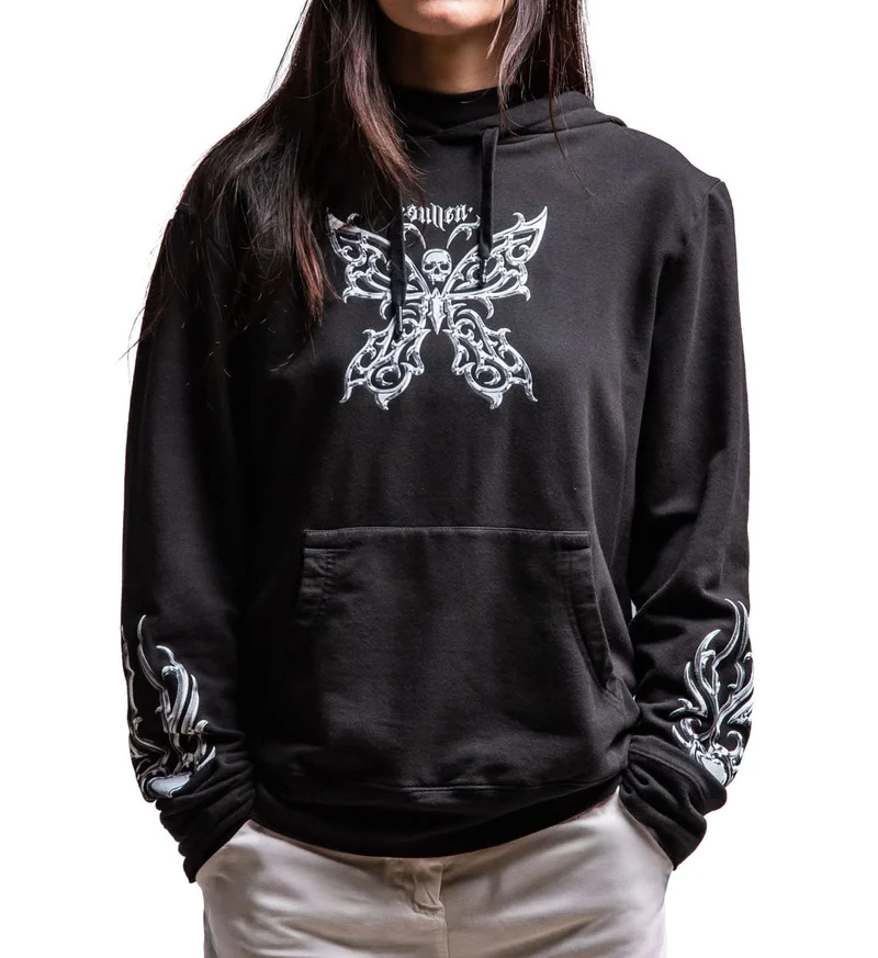 Chrome Butterfly Hoodie