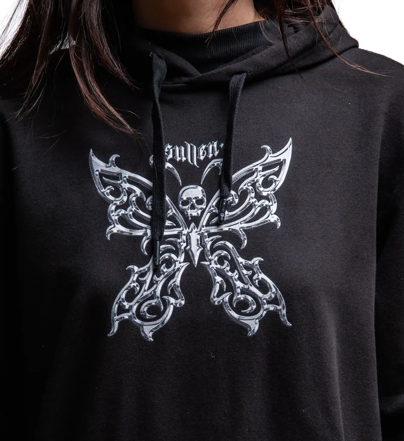 Chrome Butterfly Hoodie - Image 3